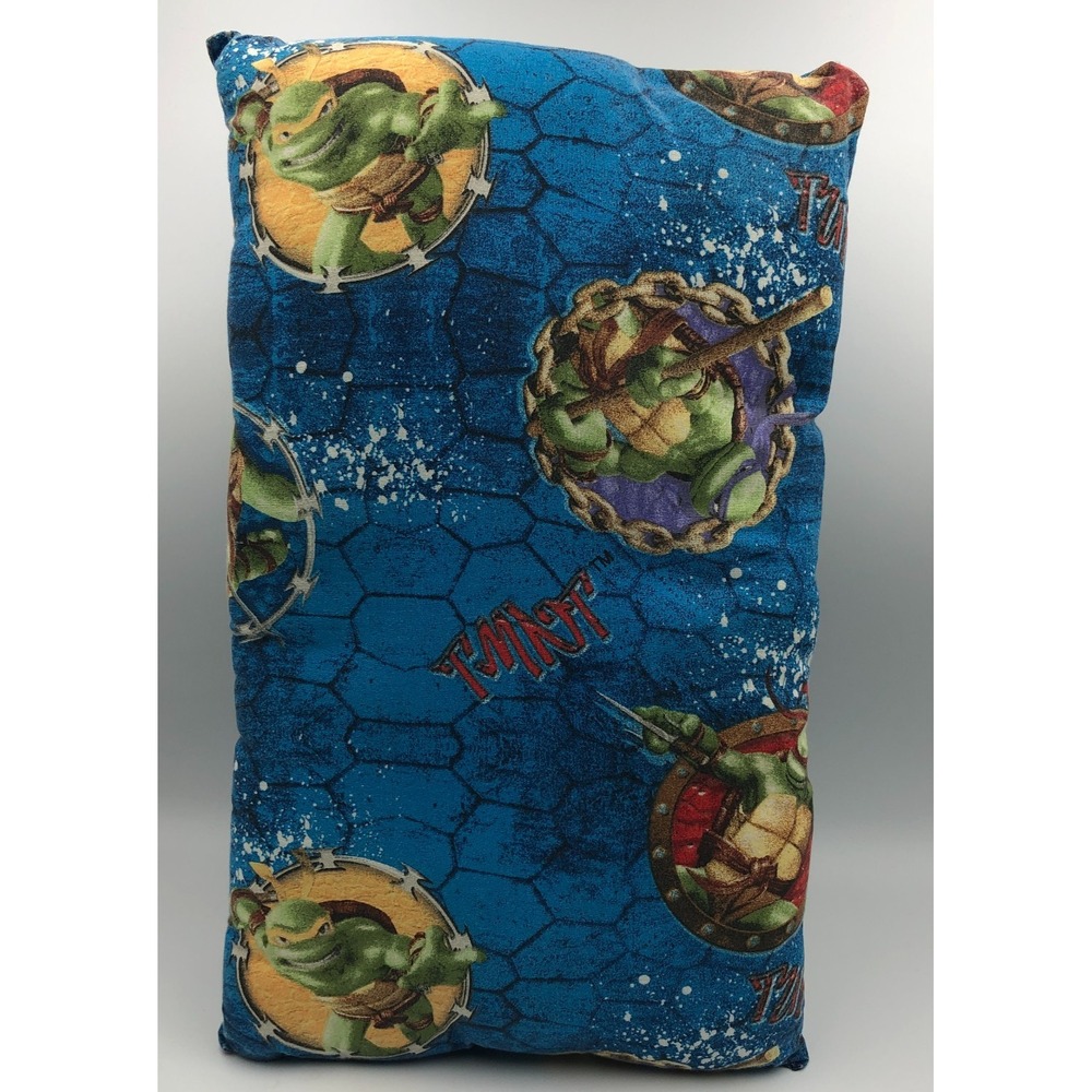 Teenage Mutant Ninja Turtles Characters. Multi-Colored Handmade Pillow 15x9x2